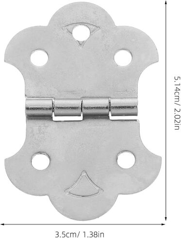 BESPORTBLE 1set String Metal Hinge Tailpiece for Box Guitar Construction with Screws Lightweight Design for Easy Installation for -end Strings Silver Finish in Saudi Arabia