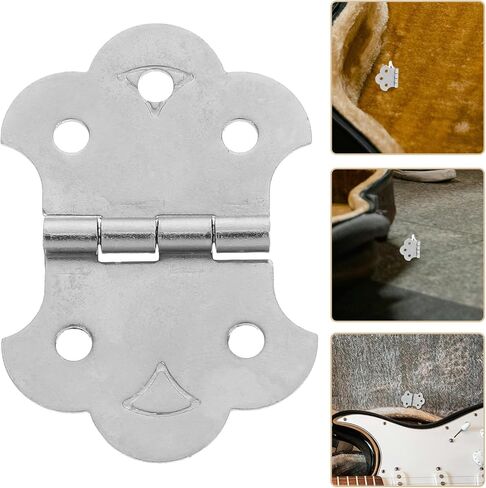 BESPORTBLE 1set String Metal Hinge Tailpiece for Box Guitar Construction with Screws Lightweight Design for Easy Installation for -end Strings Silver Finish in Saudi Arabia