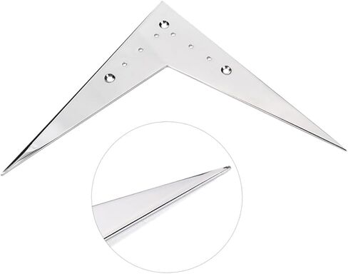Guitar Bridge Tailpiece for String Electric Guitar Chrome Finish Durable Replacement Part for V Guitar Compatible with Various Models in Saudi Arabia