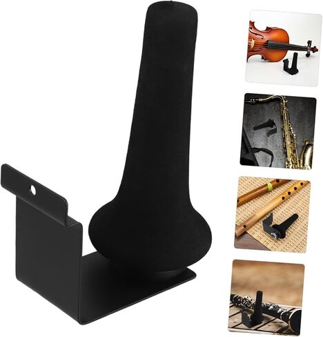 Kisangel Saxophone Wall Mount Holder Secure and Sturdy Sax Accessories for Tenor Alto Saxophones Simple Installation for Home Display Storage Chic Modern Design in Saudi Arabia