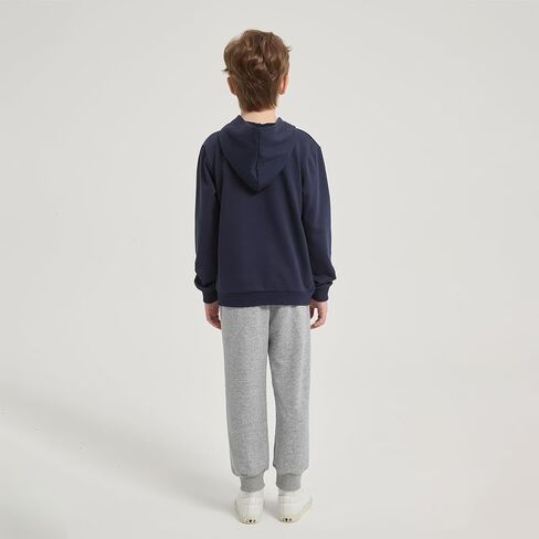 Phedrew 2-Pack Kids Cotton Hoodies الأطفال الصغار ملابس الخريف بلوفر مقنعين بلوزات متوسطة الوزن للبنين والبنات in Kuwait