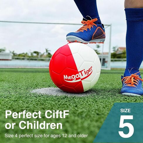 Graffiti Soccer Ball Size 5,Street Soccer Ball, Waterproof PU Leather, Practice and Official Match Ball, with Pump & Needles in Saudi Arabia