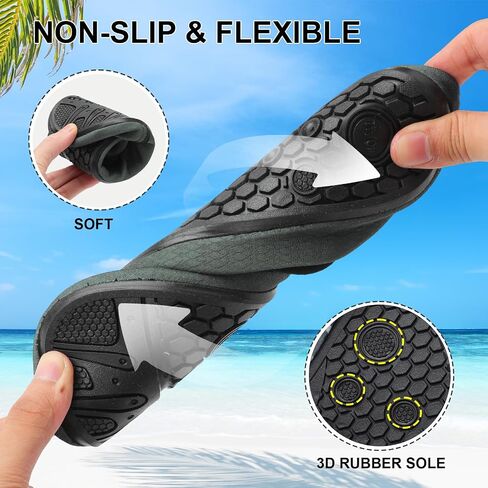 Unisex Quick-Drying Water Shoes Men/Women - Barefoot Aqua Socks for Swimming in Saudi Arabia