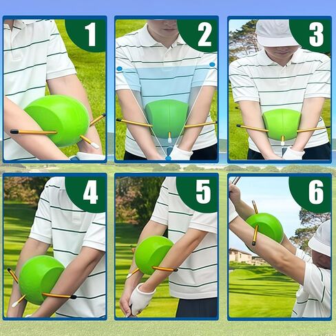 Golf Swing Trainer Aid,The Connector Golf Training Aid,Efficiency of Putting,Chipping,Golf Training Ball,Training Aid Enhance Hand Positioning for All Skill Levels-Portable in Saudi Arabia
