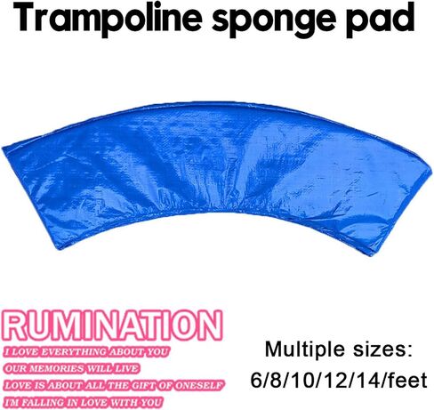 Trampoline Spring, Trampoline Accessories,Replacement Trampoline Safety Pad Mat, Water-Resistant Trampoline Protection Mat, UV-Resistant Tear-Resistant Spring Cover Surround Pad for Round Frames in Saudi Arabia
