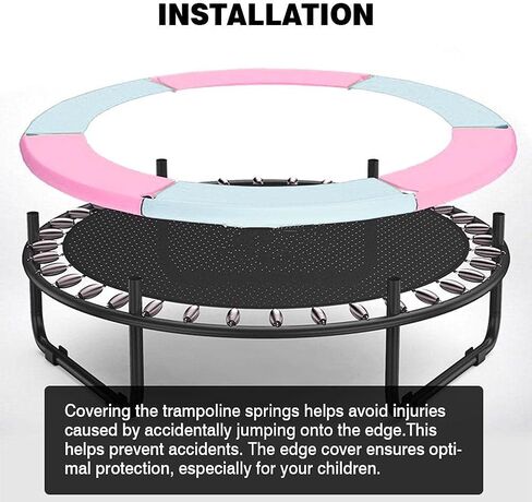 Trampoline Spring, Trampoline Accessories,Replacement Trampoline Surround Pad Safety Guard Spring Cover for Trampoline Protection from Weather and Debris in Saudi Arabia