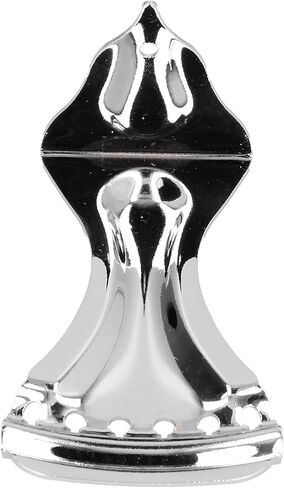 Guitar Bent Tailpiece, Metal Material Silver Color 6 String L Hole Design Tailpieces Bridge Accessories with Mounting Screw Highly Controllable for String Resonator Guitars 12 X in Kuwait