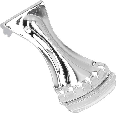 Guitar Bent Tailpiece, Metal Material Silver Color 6 String L Hole Design Tailpieces Bridge Accessories with Mounting Screw Highly Controllable for String Resonator Guitars 12 X in Kuwait