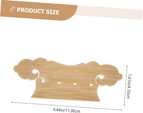 Kisangel Lute Bridge Tailpiece Pipa Replacement Part Handmade String Board Bamboo Craft in Saudi Arabia