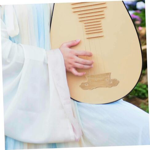 Kisangel Lute Bridge Tailpiece Pipa Replacement Part Handmade String Board Bamboo Craft in Saudi Arabia