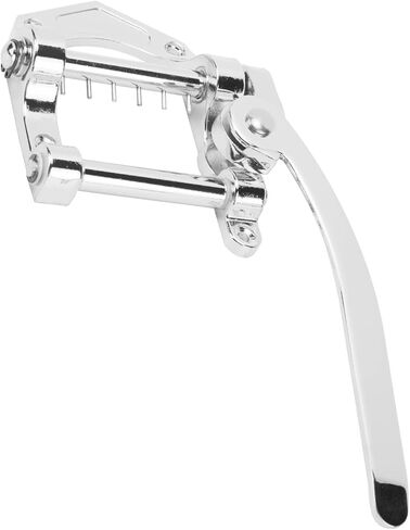 Guitar Vibrato Tailpiece, Bridge Tremolo Unit Metal Big Rocking Flat Top Body Bridges & Parts Rod for ES335 Electric GuitarBlack B Guitar (Silver) in Kuwait