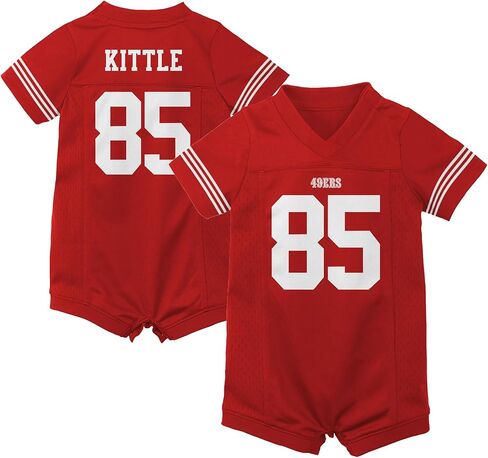 جورج كيتل سان فرانسيسكو 49ers #85 أحمر لحديثي الولادة فريق اللون هوم رومبير ارتداءها لاعب جيرسي in Saudi Arabia