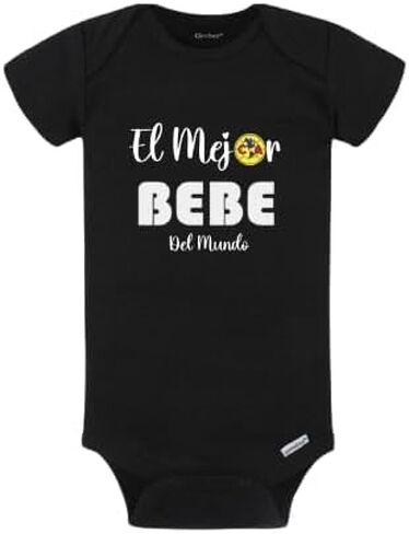 El Mejor Bebé Del Mundo Baby Bodysuit – Funny Soccer Fan Jumpsuit – Soft Cotton Onesie Outfit in Saudi Arabia