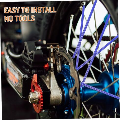 72pcs Motorcycle Rim Protectors Set Universal Wheel Covers for Mountain Bikes and Off-Road Motorcycles Durable Decorative Covers for Improved Wheel Aesthetics in Saudi Arabia