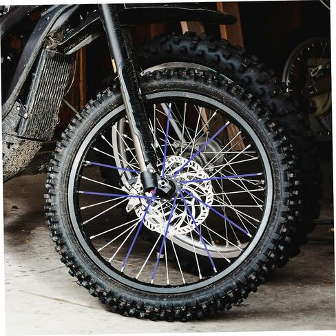 72pcs Motorcycle Rim Protectors Set Universal Wheel Covers for Mountain Bikes and Off-Road Motorcycles Durable Decorative Covers for Improved Wheel Aesthetics in Saudi Arabia