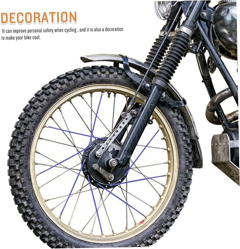 72pcs Motorcycle Rim Protectors Set Universal Wheel Covers for Mountain Bikes and Off-Road Motorcycles Durable Decorative Covers for Improved Wheel Aesthetics in Saudi Arabia