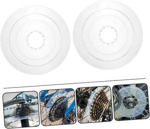 2pcs Flywheel Guard for Bike Wheel Protector Sturdy and Lightweight Prevents in Saudi Arabia