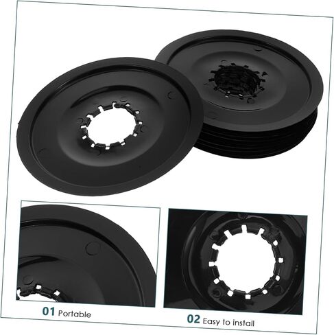 UPKOCH 10pcs Plastic Bicycle Flywheel Guard Road Bike Disc Dust Cover Mountain Bike Wheel Rim Protector Wheel Protectors Chain Guard in Saudi Arabia