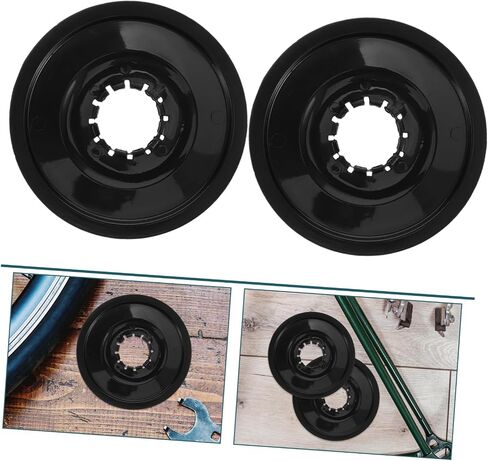 UPKOCH 10pcs Plastic Bicycle Flywheel Guard Road Bike Disc Dust Cover Mountain Bike Wheel Rim Protector Wheel Protectors Chain Guard in Saudi Arabia