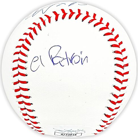 Wander Franco Autographed Official M.L.B Baseball Tampa Bay Rays "El Patron" JSA Stock #215877 in Saudi Arabia