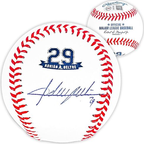 Adrian Beltre Autographed Official Retirement Logo M.L.B Baseball Rangers JSA Stock #215521 in Saudi Arabia