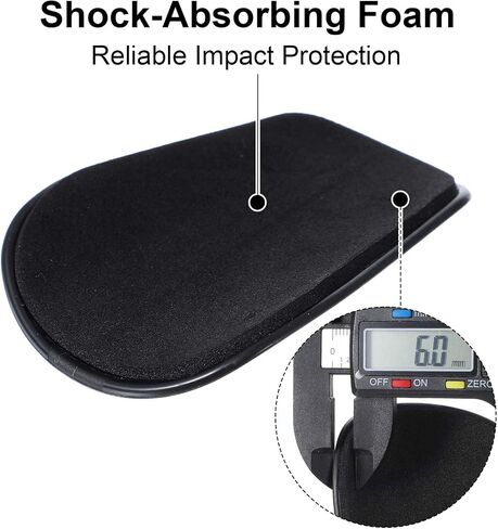 4Pcs Mini Soccer Shin Guards, Small Shin Pads for Soccer, Lightweight & Breathable Protective Gear for Kids and Teens 3.15 x 2 Inch, Black & White in Saudi Arabia