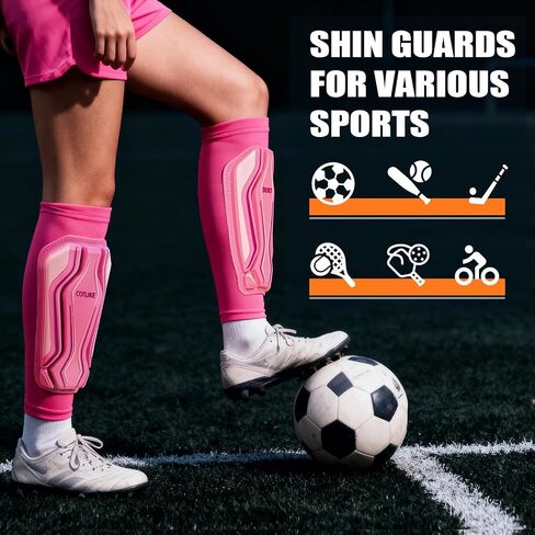 واقيات الساق SE Pro Soccer للشباب والأطفال البالغين - أكمام ضغط عالية الأداء للرجال والأولاد والبنات، Espinilleras de Futbol para Hombres، معدات كرة القدم الواقية in Kuwait