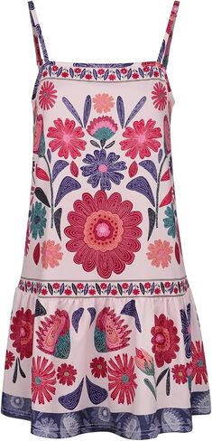 Summer Dresses for Women Sleeveless Casual Sundresses Loose Beach Cover Ups Trendy Dress in Saudi Arabia