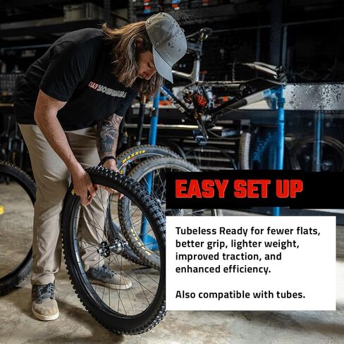 Minion DHR II Mountain Bike Tire - Bundle with Cycle Crew Tire Lever | Excellent Braking and Cornering Traction in Steep Terrain in Saudi Arabia