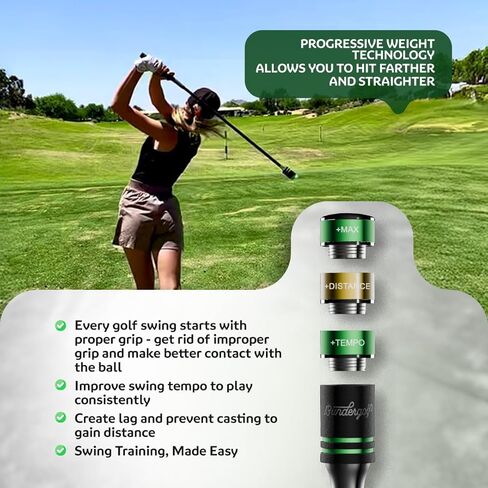 13UnderGolf Golf Swing Trainer يساعد في التدريب على السرعة في الأماكن المغلقة وتحسين الإيقاع والقبضة والمرونة والتوازن والإيقاع والقوة in Saudi Arabia