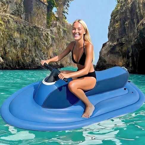 Summer Electric Inflatable Jet Ski,w/500W 700W Underwater Thruster,35-180 min Runtime,1800-2700 RPM Brushless Motor,331 lb Max Load Motorboat in Saudi Arabia