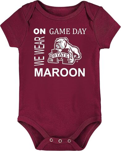 Mississippi State Bulldogs On Gameday Baby Bodysuit in Saudi Arabia