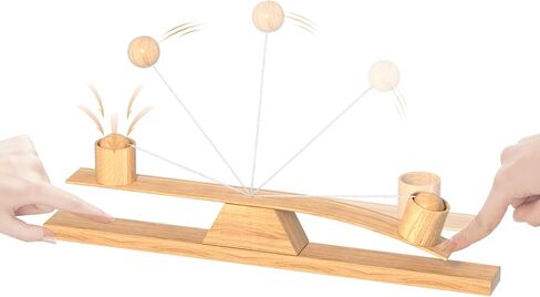 Ring Toss Game, Portable Wooden Tabletop Game for Teens & Adults, Skill Development & Dexterity Challenge, Office Desk Travel Party Camping Game Night Fun in Saudi Arabia