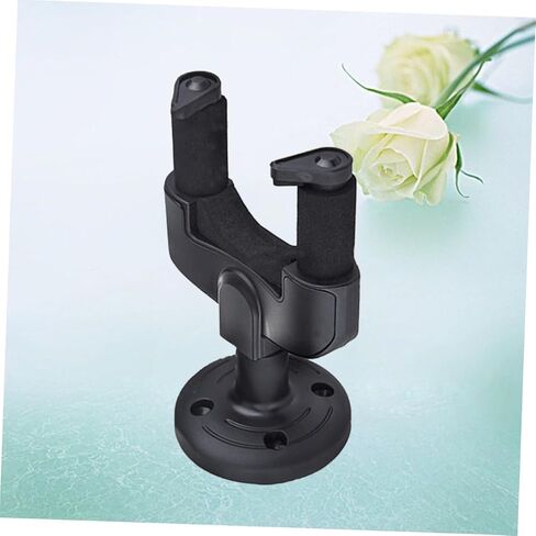 2 PCS Guitar Wall Rack Detachable Hanger for Acoustic Electric Bass Guitars Black with Sponge Buffering for Safe Display for Home Studio Use in Saudi Arabia