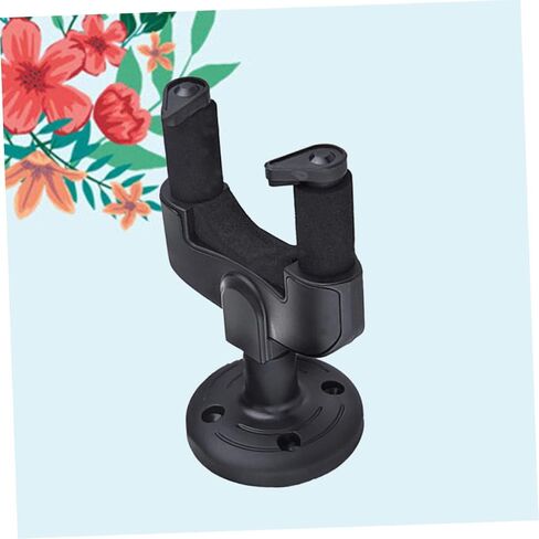 2 PCS Guitar Wall Rack Detachable Hanger for Acoustic Electric Bass Guitars Black with Sponge Buffering for Safe Display for Home Studio Use in Saudi Arabia
