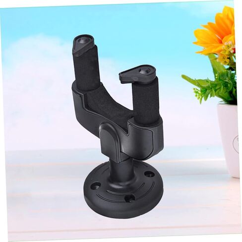 2 PCS Guitar Wall Rack Detachable Hanger for Acoustic Electric Bass Guitars Black with Sponge Buffering for Safe Display for Home Studio Use in Saudi Arabia