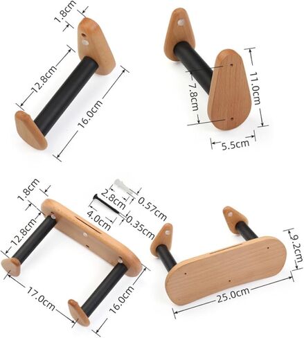 Kisangel Acoustic Guitar Wall Mount Guitar Hanger for Wall Fit for Electric Ukulele Space-Saving in Kuwait