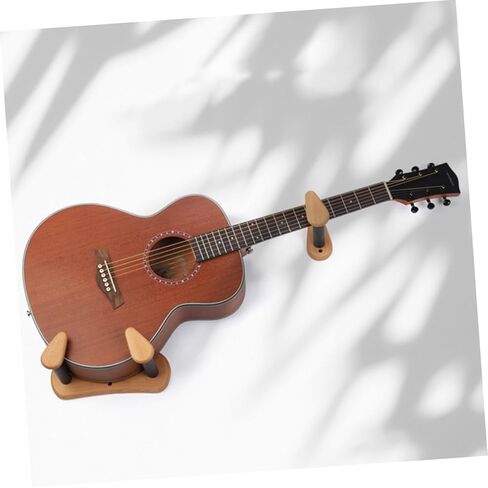 Kisangel Acoustic Guitar Wall Mount Guitar Hanger for Wall Fit for Electric Ukulele Space-Saving in Kuwait