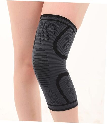 1pc Sports Knee Support Sleeve Compression Protector for Running Jogging and Workouts Black Comfortable Fit for Joint Stability and in Saudi Arabia