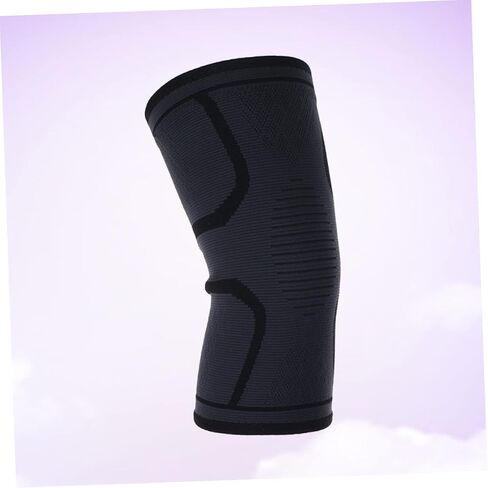 1pc Sports Knee Support Sleeve Compression Protector for Running Jogging and Workouts Black Comfortable Fit for Joint Stability and in Saudi Arabia