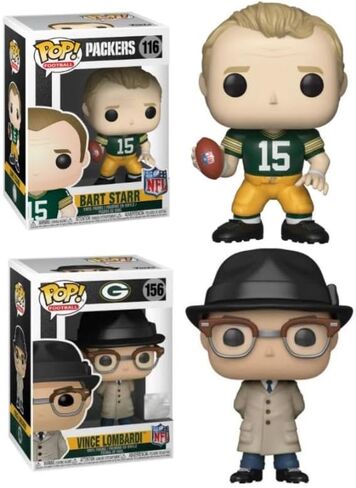 فانكو بارت ستار/فينس لومباردي جرين باي باكرز NFL بوب! كومبو (2) in Saudi Arabia