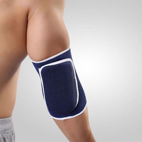 Thickened Elbow Pads for Men Compression Sleeve Support Brace Padded Sports Elbow Guard for Basketball Football Volleyball Weightlifting Protective Gear for Workout in Saudi Arabia