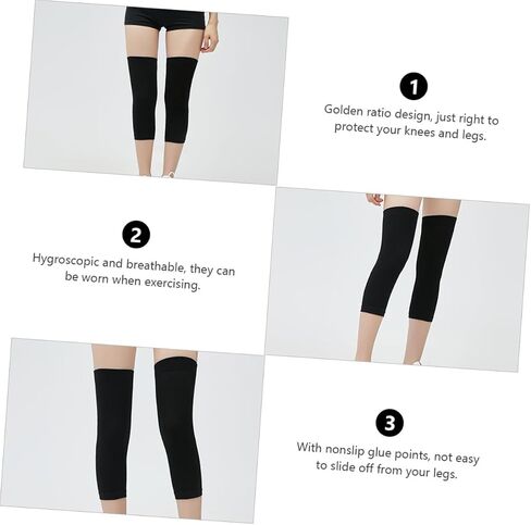 Hot Leggings Breathable Leg Warmers Cotton Pads Nonslip for Men Long-lasting Material in Saudi Arabia
