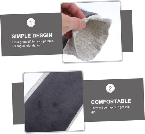 GALPADA 1pair Lengthened Warm Knee Pads Two-layer Thickened Protectors for Home Use Comfortable Elastic Support for Cold Weather Activities Soft Cushioning for Stability and Flexibility in Saudi Arabia