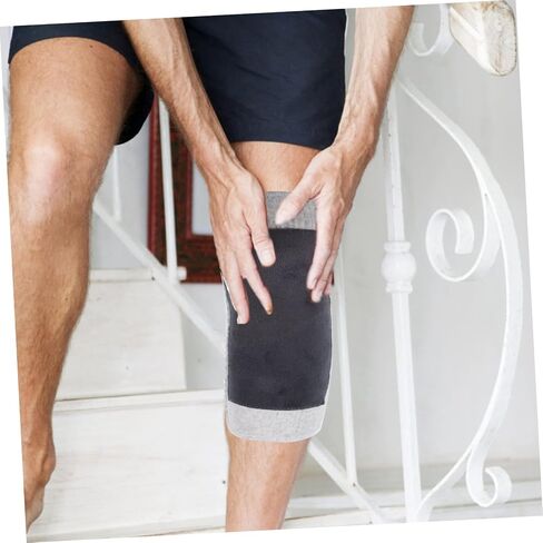 GALPADA 1pair Lengthened Warm Knee Pads Two-layer Thickened Protectors for Home Use Comfortable Elastic Support for Cold Weather Activities Soft Cushioning for Stability and Flexibility in Saudi Arabia