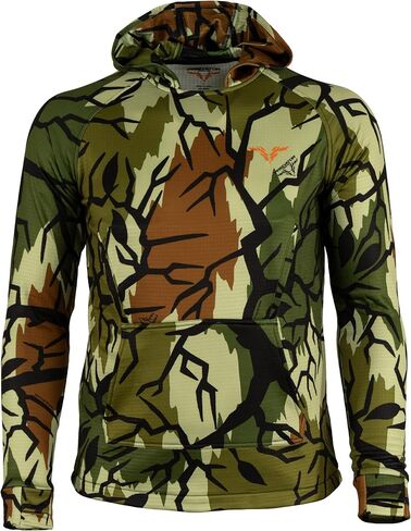 سويت شيرت بغطاء للرأس متوسط ​​الوزن من Predator Camo Thermo Grid in Kuwait