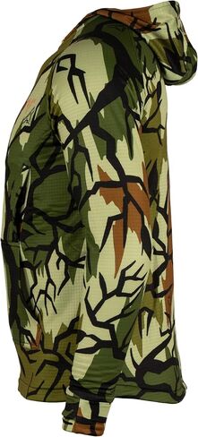 سويت شيرت بغطاء للرأس متوسط ​​الوزن من Predator Camo Thermo Grid in Kuwait