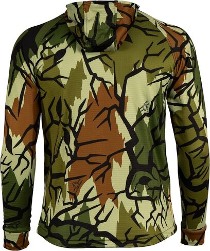 سويت شيرت بغطاء للرأس متوسط ​​الوزن من Predator Camo Thermo Grid in Kuwait