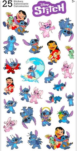 Disney Stitch Water Bottle Bundle School Supplies Set with 20 Oz Drinking Cup, Stickers, More | Lilo and Stitch Water Bottle for Kids, Girls in Saudi Arabia