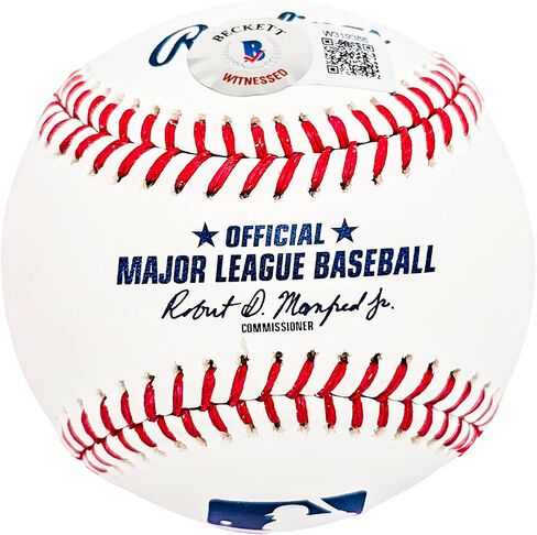 Hideki Matsui Autographed Official M.L.B Baseball New York "Godzilla" Beckett BAS Witness Stock #212247 in Saudi Arabia
